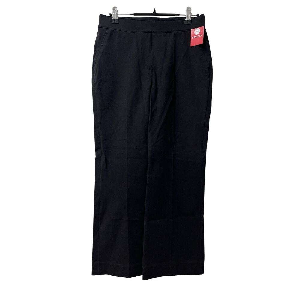 SPANX Polished Kick Flare Dress Pants Size S Black Slimming Office Career 20367Q
